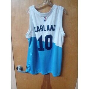 Darius Garland Cleveland Cavaliers 2XL Light Blue And White Jersey